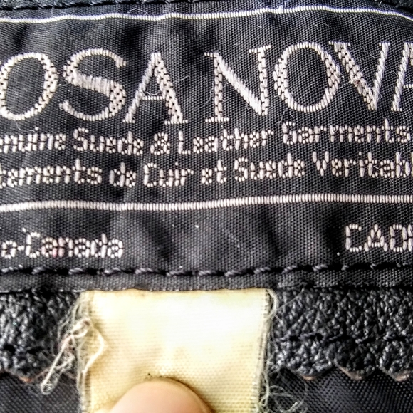 COPY - CANADIAN COS NOVA M  L-XL VINTAGE MOTO JACKET SPIKED STUDDED - Picture 4 of 8